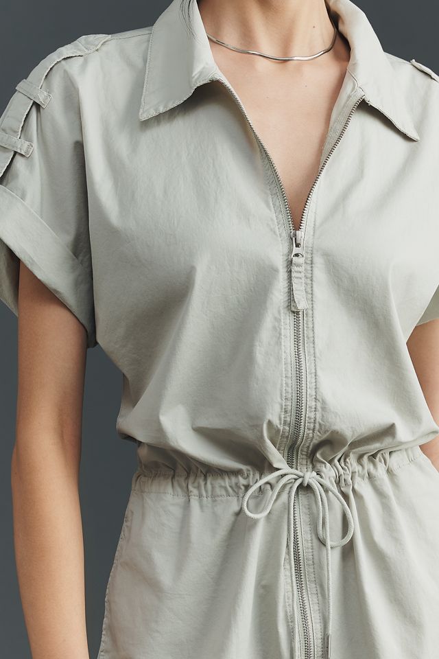 Pistola Meg Zip Front Dress: Pistachio L