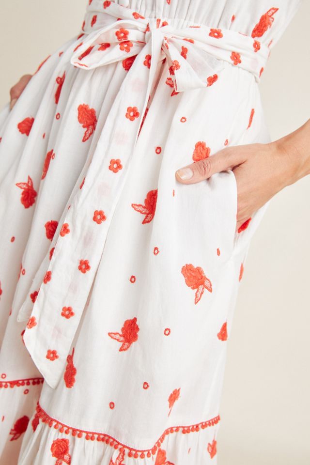 Esme Embroidered Floral Maxi Dress #2