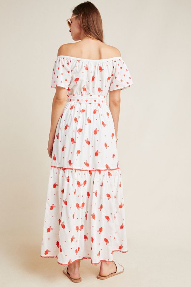Esme Embroidered Floral Maxi Dress #3