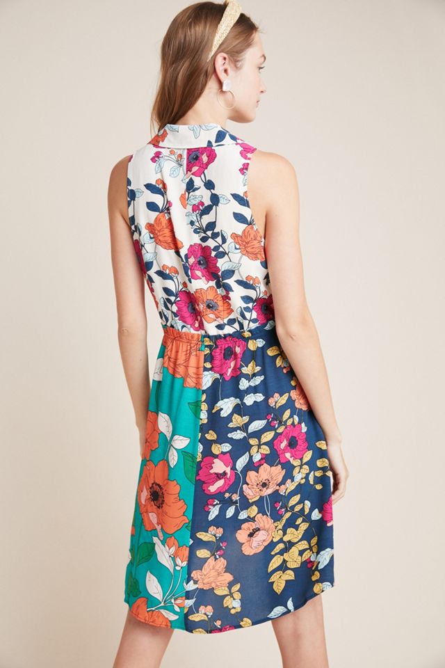 Dinah Collared Halter Tunic Dress #1