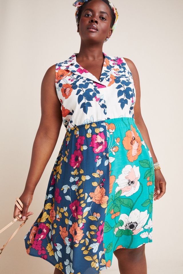Dinah Collared Halter Tunic Dress #4