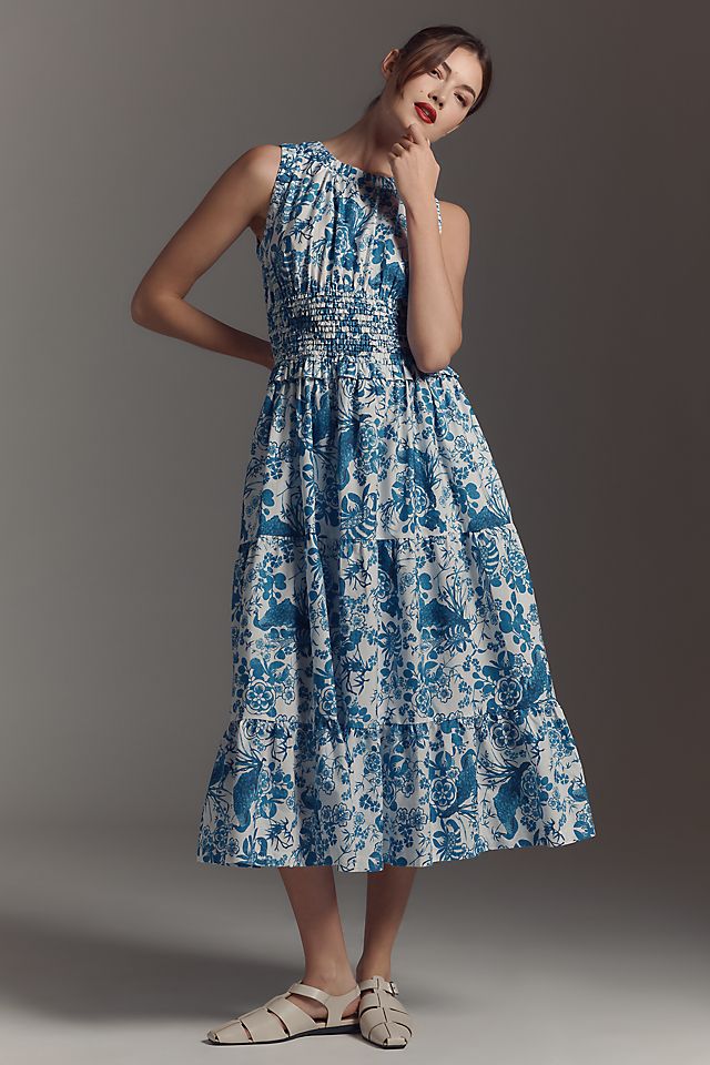 anthropologie midi dresses By 100% Cotton Bare Waisted Dress Cotton Pullover styling Machine wash Imported Lace-Trim Midi Slip Dress by