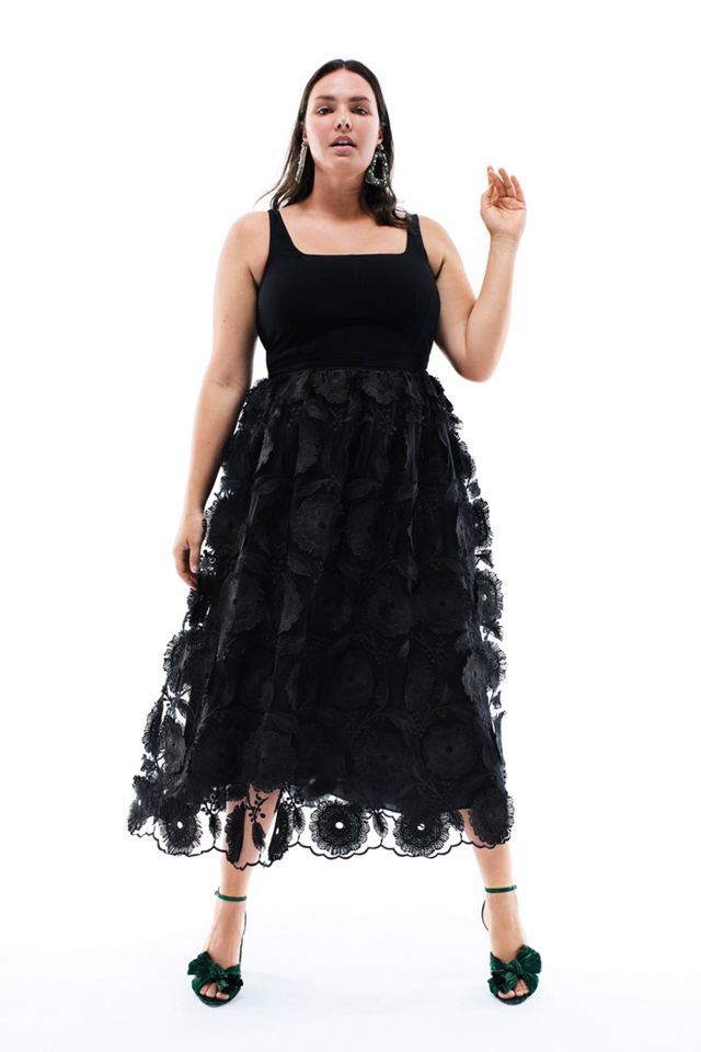 Maeve Floriana Lace Midi Dress #8