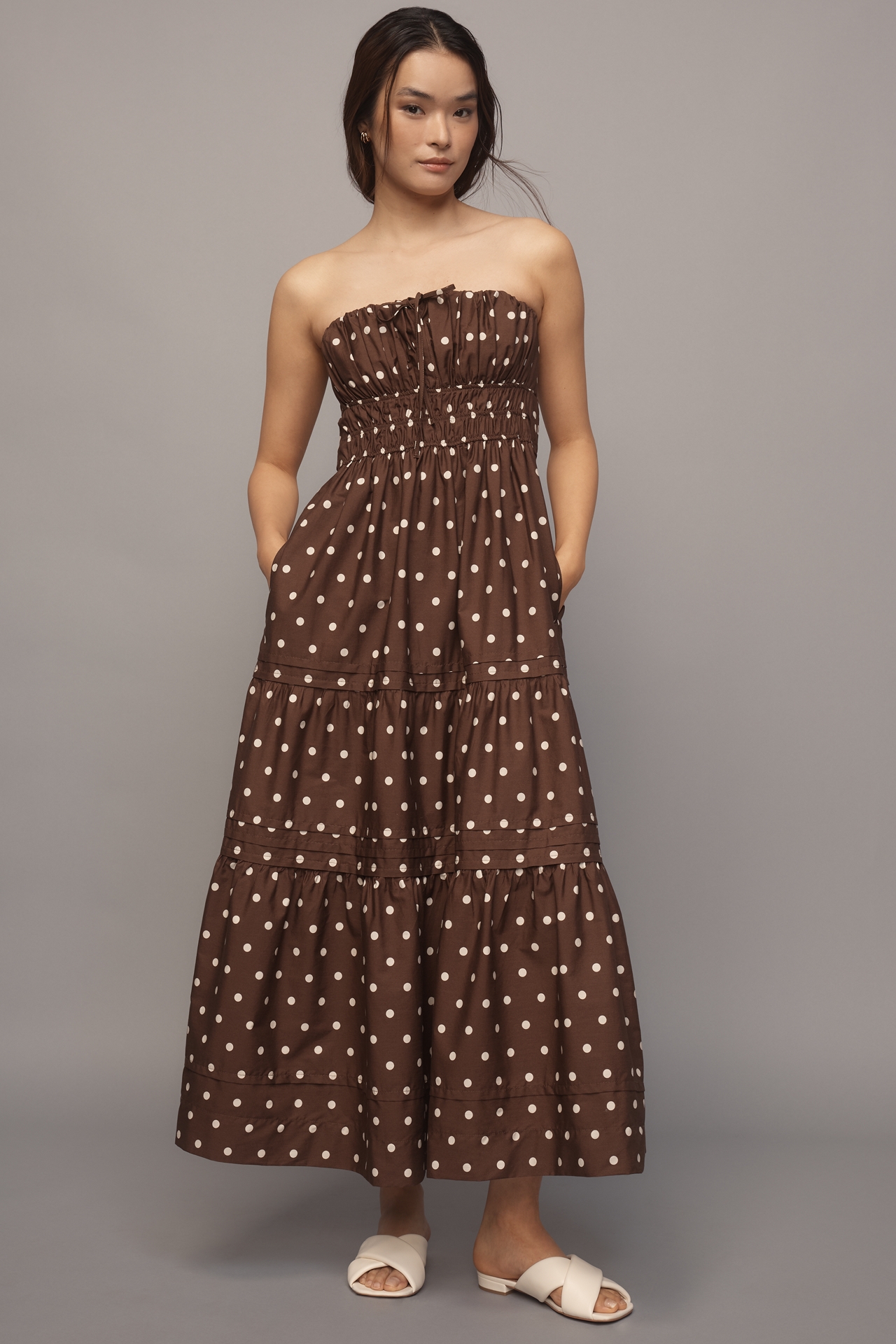 The Somerset Strapless Maxi Dress