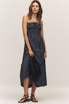 By Anthropologie Sleeveless Square-Neck Layered Pliss Maxi Dress |  Anthropologie UK