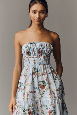 Blue Maxi & Long Dresses | Anthropologie