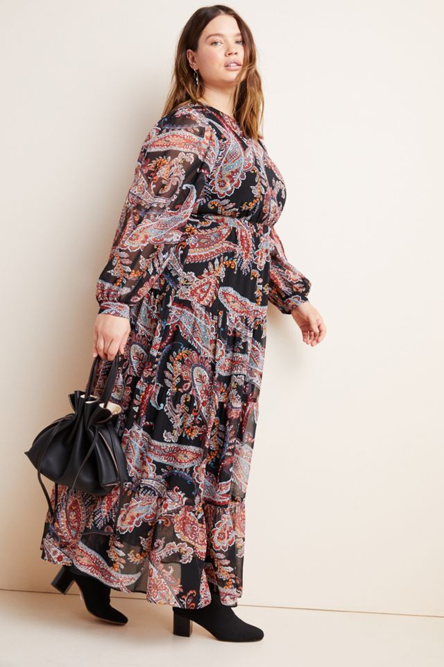 Paisley Maxi Dress #7