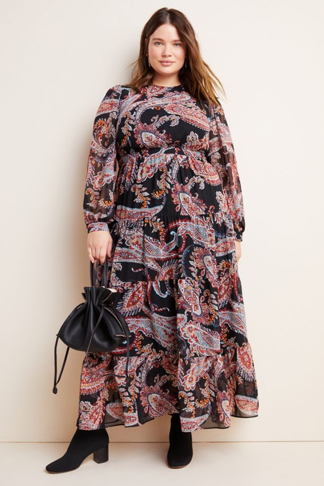 Paisley Maxi Dress #4