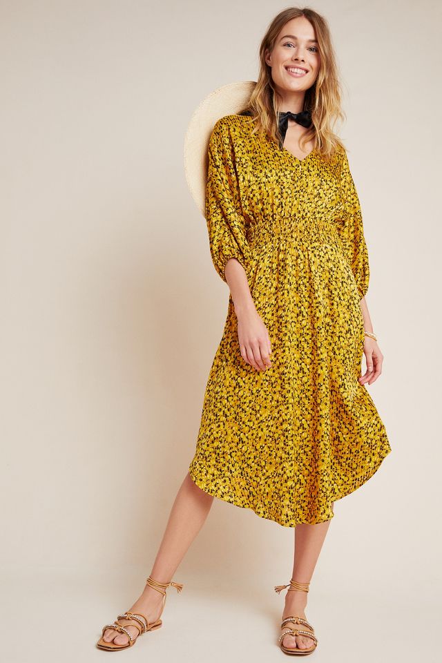 Marigold store midi dress