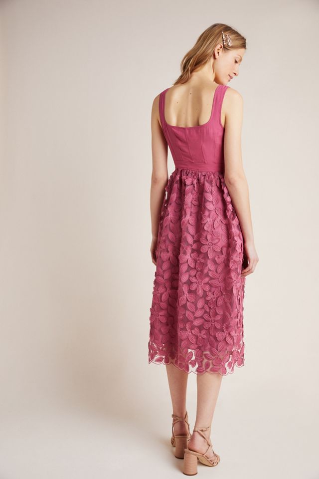 Maeve Virginia Textured Midi Dress #1