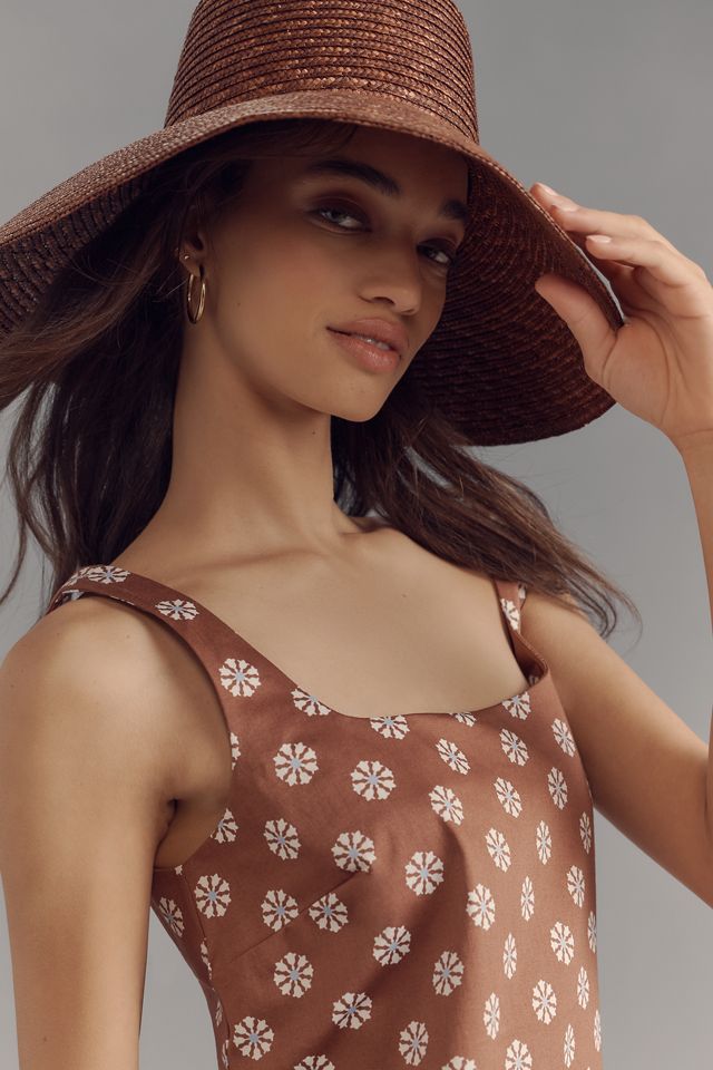 By Anthropologie Sleeveless Square-Neck Mini Dress #1