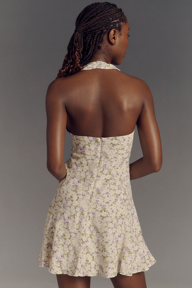 Maeve Sleeveless Halter Mini Dress #1