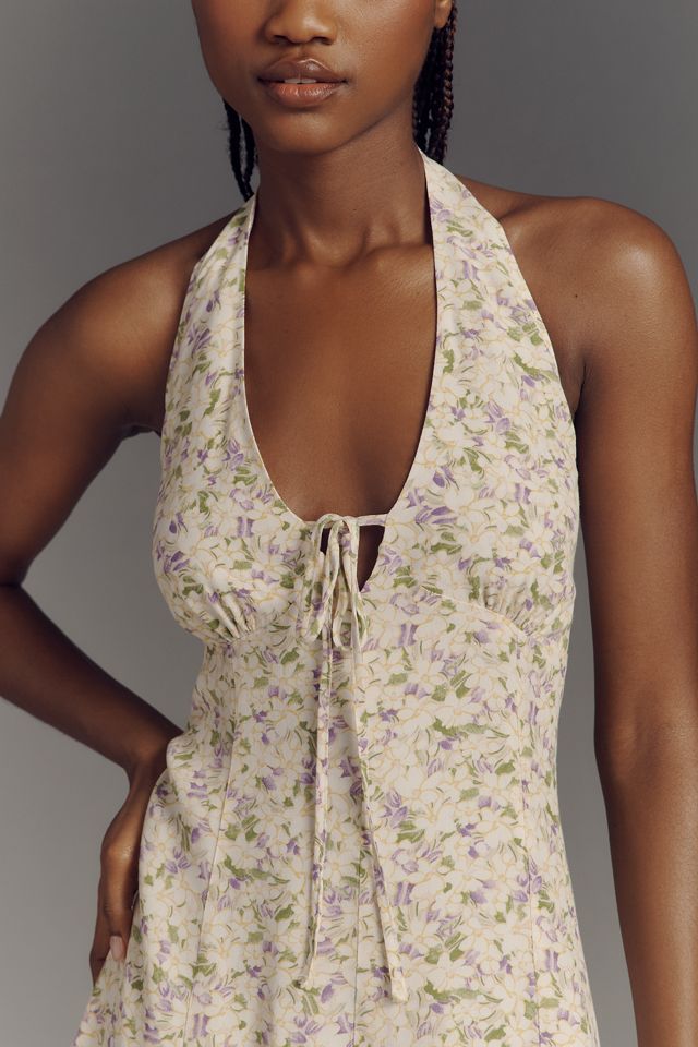 Maeve Sleeveless Halter Mini Dress #2