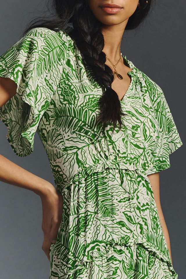 By Anthropologie Robin Tiered Mini Dress #1
