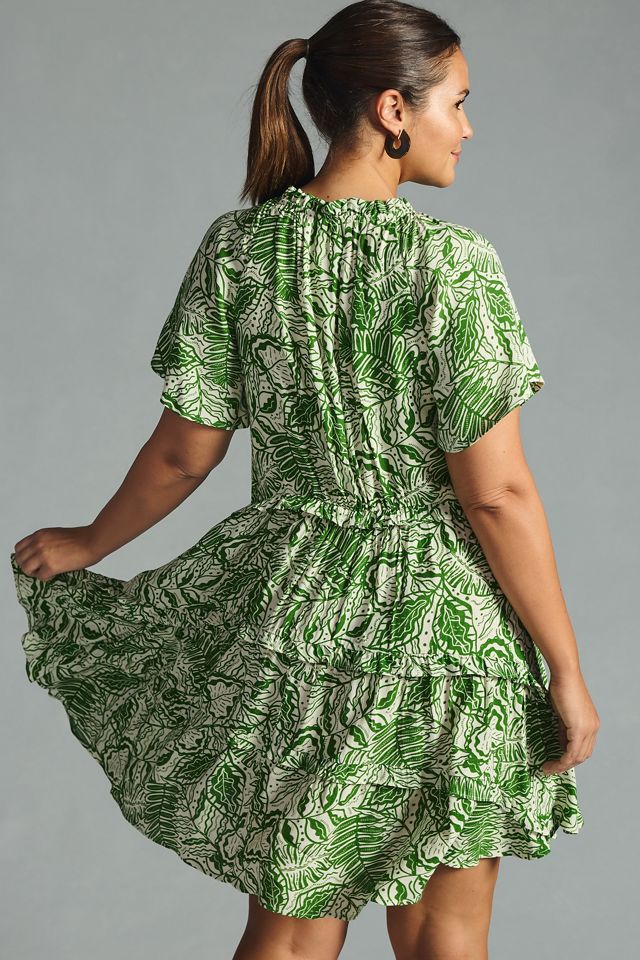 By Anthropologie Robin Tiered Mini Dress #6