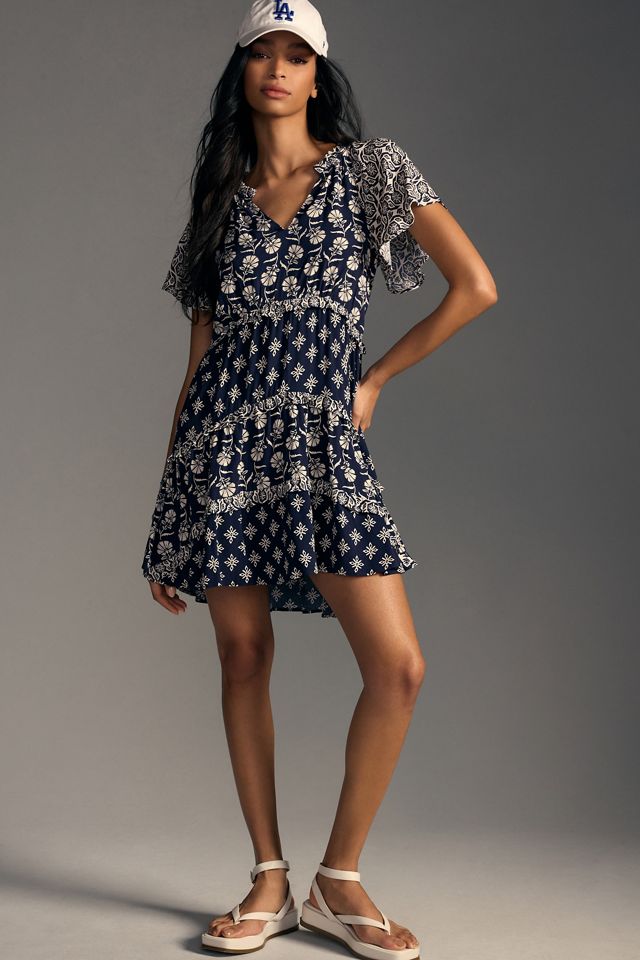black mesh layered dress Summer Mesh Mini Dress Female Holiday O Collar Party Casual Dress Black Lace Dress 2 / L