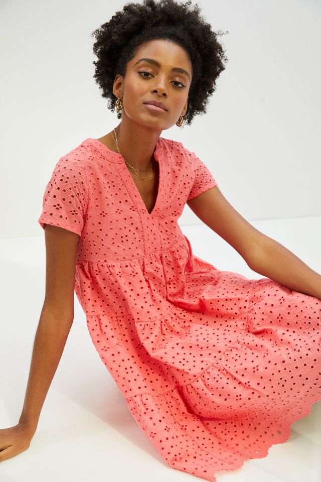 Maeve Harper Eyelet Tunic Dress #1