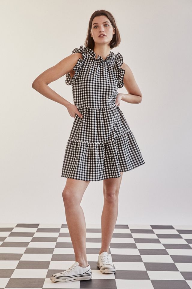 Maeve Lida Ruffled Mini Dress