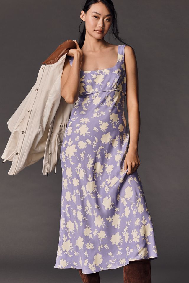 Maeve Square-Neck Midi Slip Dress #4