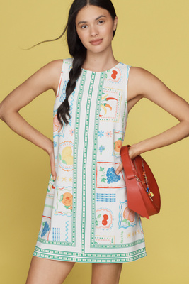knee length dresses for ladies Back to Virginia Denim Mini Dress