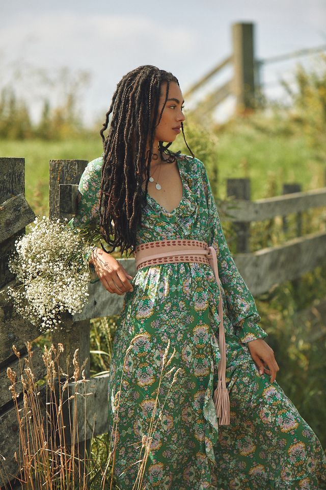 Anthropologie cheap green dress