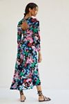 ruched floral maxi dress maeve by anthropologie Maeve Ruched Floral Maxi Dress