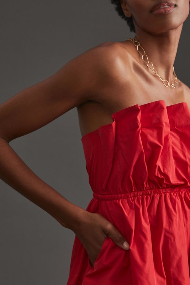 Ruffled Taffeta Mini Dress #2