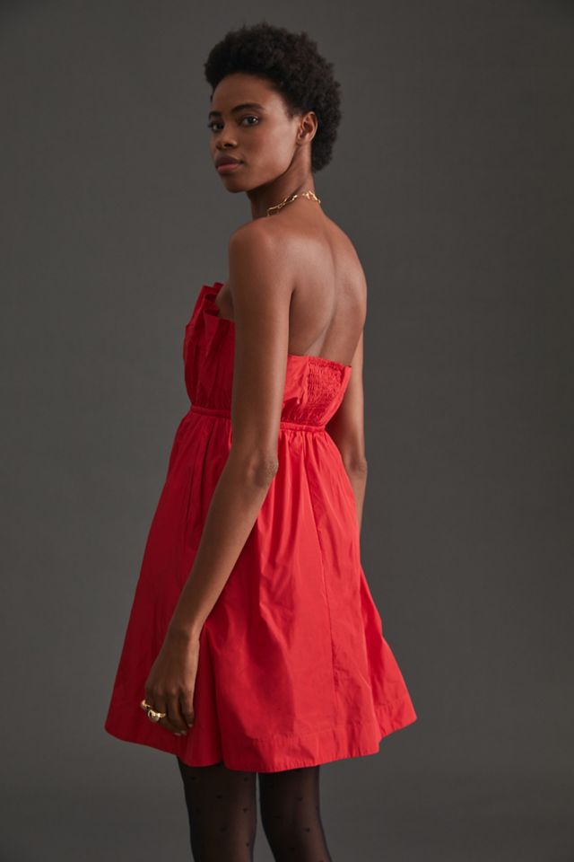 Ruffled Taffeta Mini Dress #3