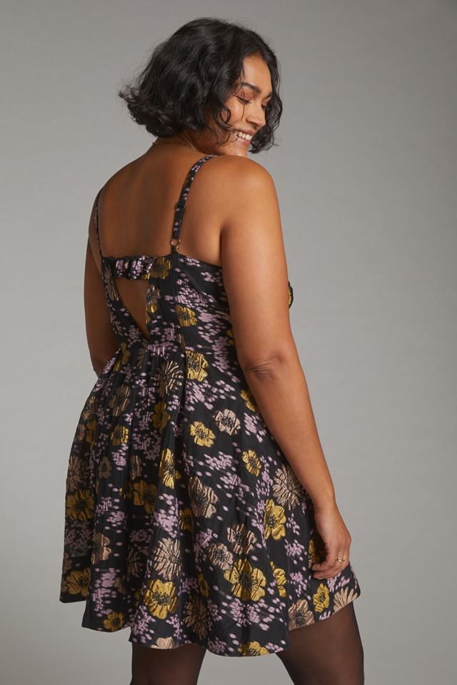 Jacquard A-Line Mini Dress #5