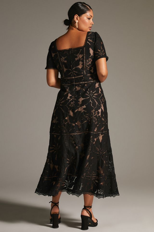 By Anthropologie Slim Lace Maxi Dress | Anthropologie