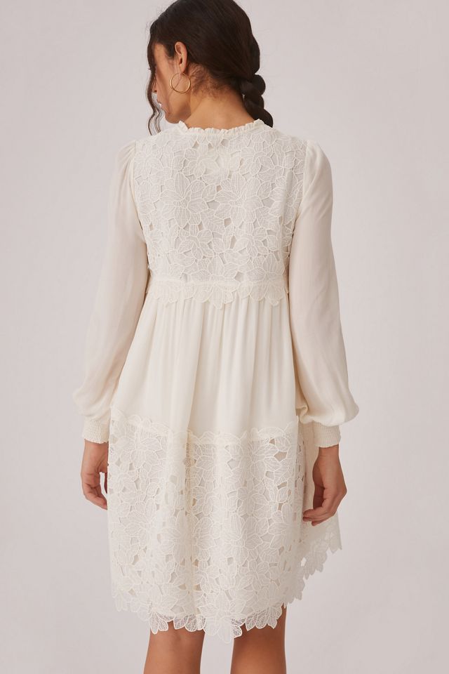 Embroidered Lace Tunic Dress #3