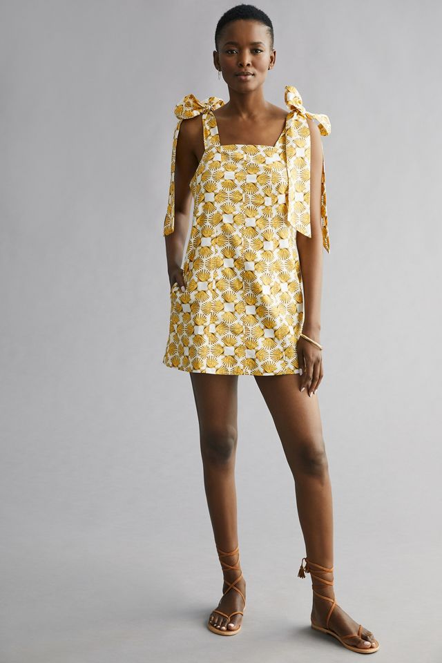 Maeve Tie-Strap Mini Dress #3