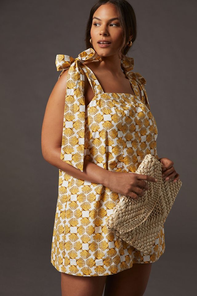 Maeve Tie-Strap Mini Dress #6