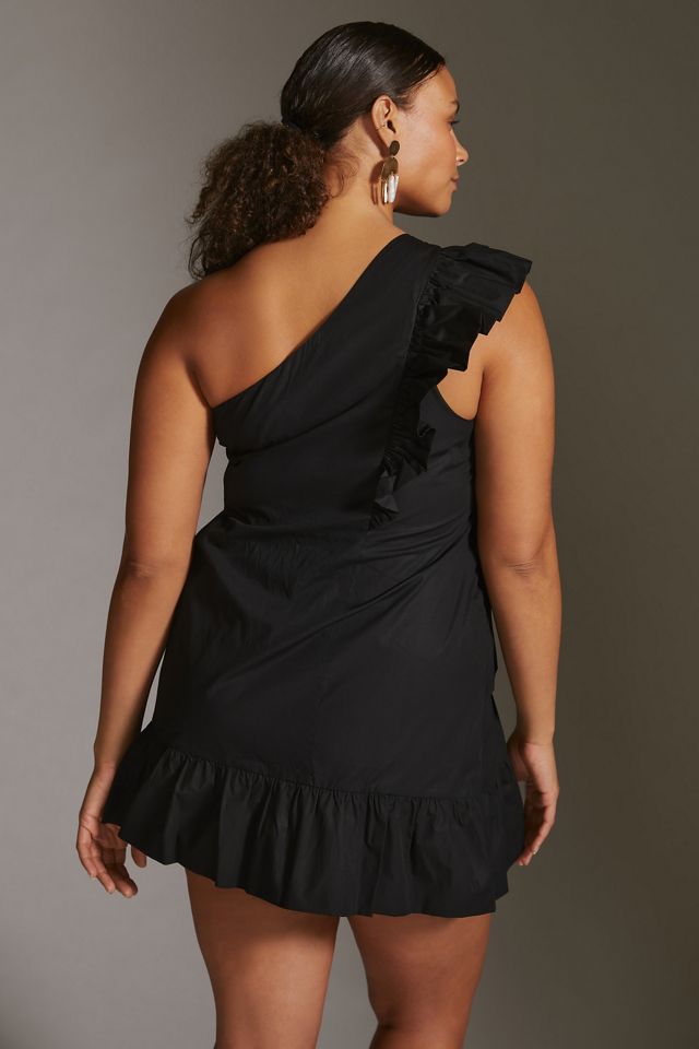maeve ruffled one shoulder mini dress NEW Anthropologie Maeve Ruffled One-Shoulder Mini Dress size 14 new nwt