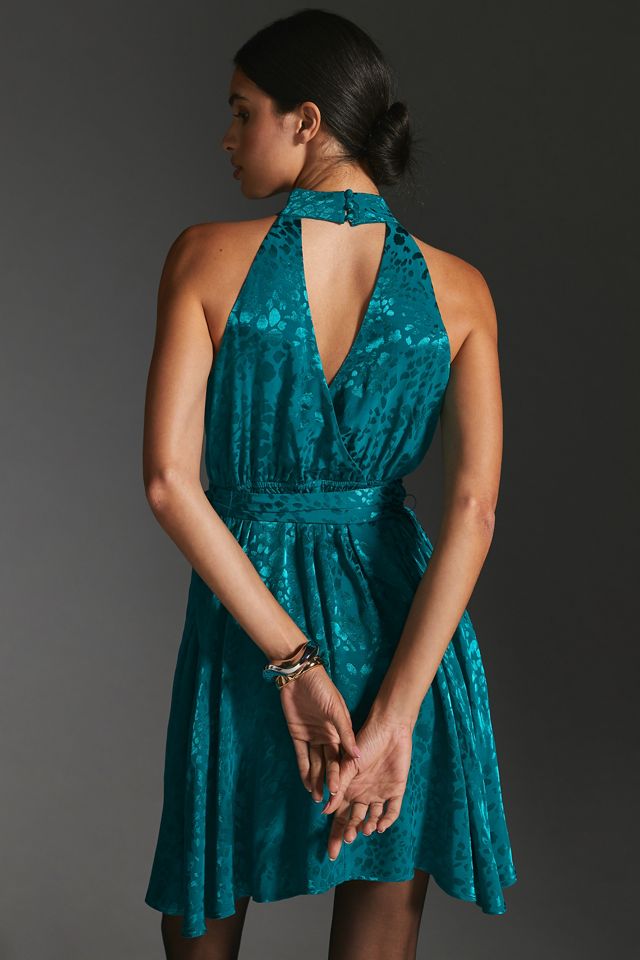 By Anthropologie Halter Neck Mini Dress #1