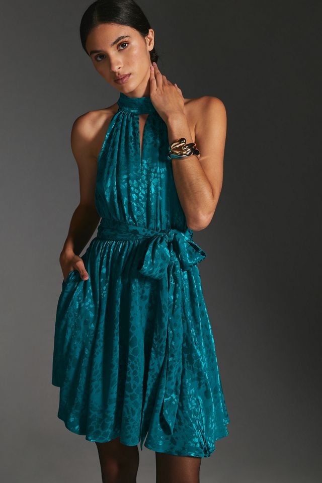 By Anthropologie Halter Neck Mini Dress #2