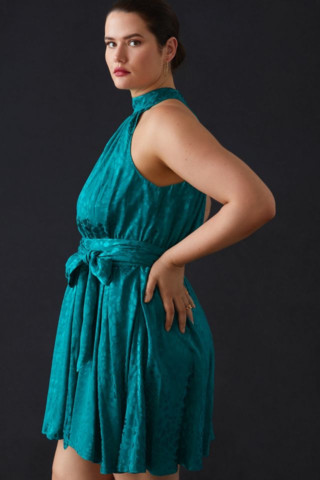 By Anthropologie Halter Neck Mini Dress #5
