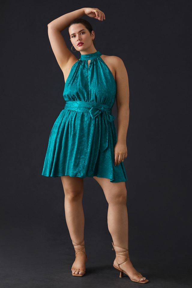 By Anthropologie Halter Neck Mini Dress #4