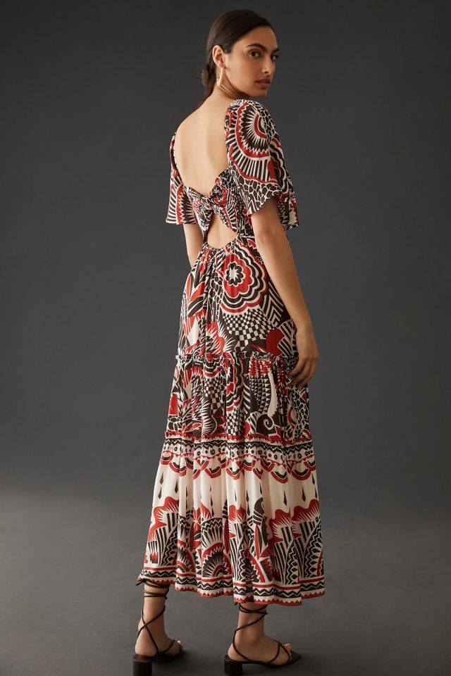 beige cut out maxi dress lliska Backless Cutout Maxi Dress - Stone XXS
