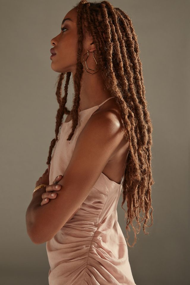 By Anthropologie Ruched Asymmetrical Dress #2