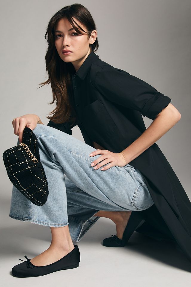 By Anthropologie Long-Sleeve Shirt Dress #3