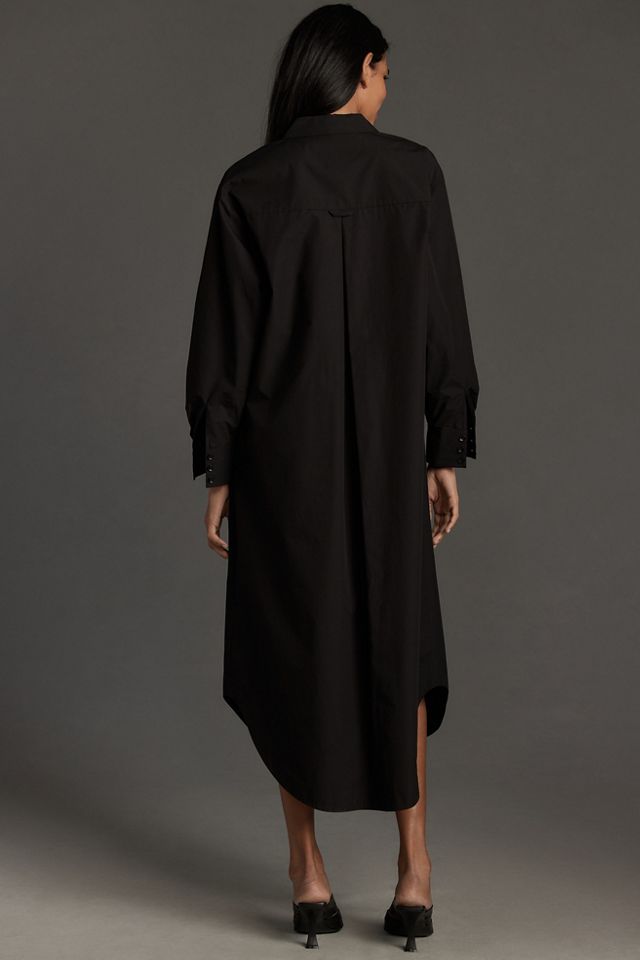 By Anthropologie Long-Sleeve Shirt Dress #1