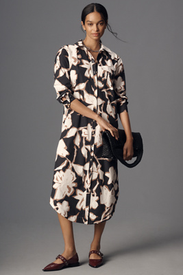 MAEVE THE SOREN LONG-SLEEVE SHIRT DRESS BY MAEVE 