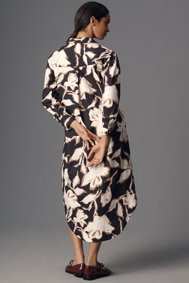 The Soren Long-Sleeve Shirt Dress by Maeve #2