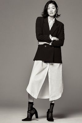 By Anthropologie Long-Sleeve Shirt Dress