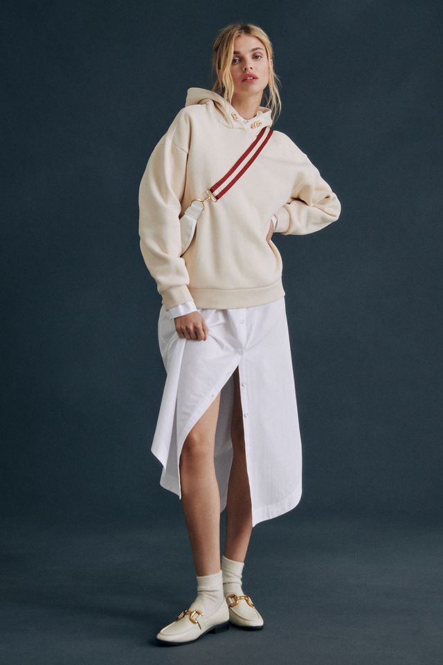 Por Anthropologie vestido camisero de manga larga #11