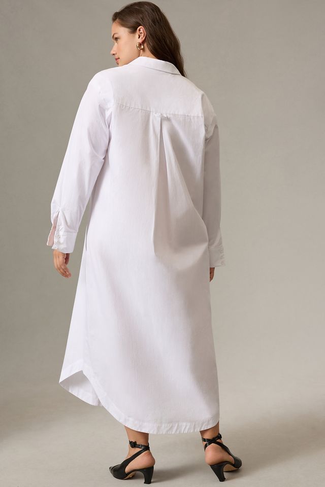 The Soren Long-Sleeve Shirt Dress by Maeve #4