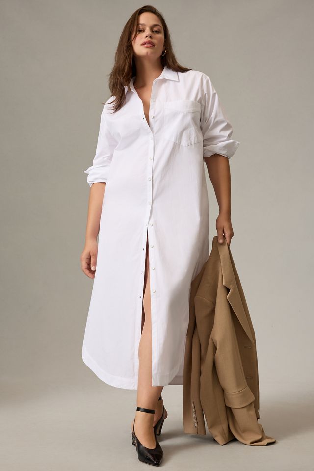 White Shirt Dress long Sleeve