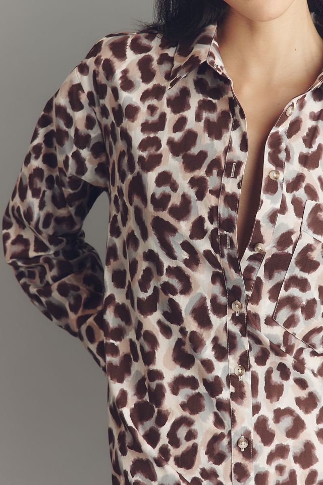 The Soren Long-Sleeve Shirt Dress by Maeve #2