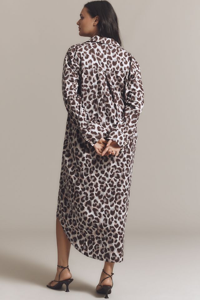 The Soren Long-Sleeve Shirt Dress by Maeve #5